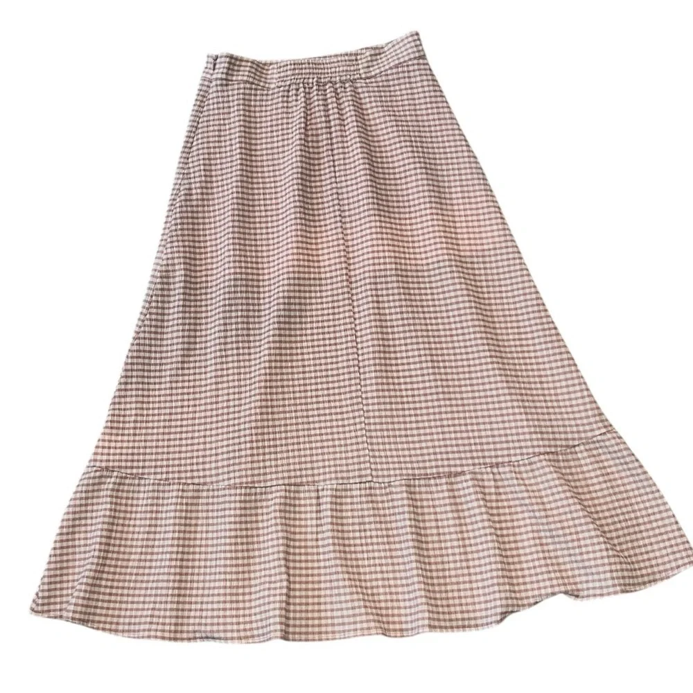 O.P.T Sana Two-Piece Set in Gingham Pink - Picture 8 of 15
